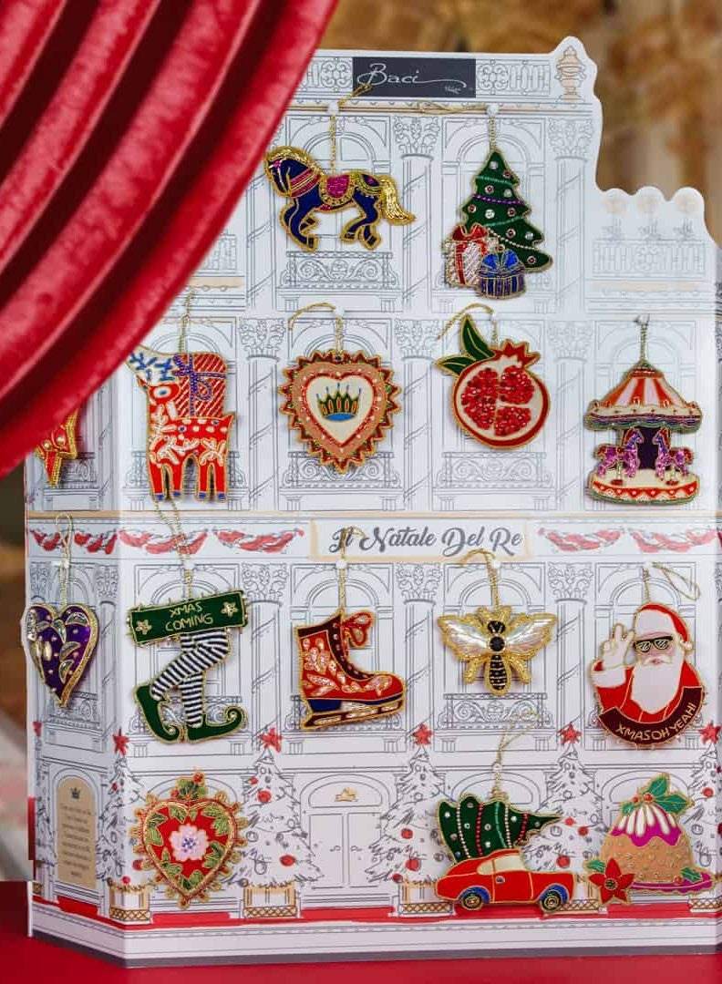 Baci milano Christmas Decoration FABRIC HANDMADE ORNAMENTS HEART - Image 4