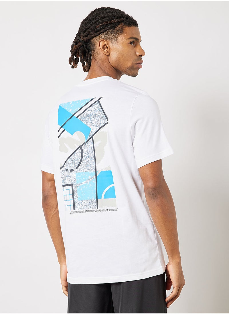 Adidas - Art of Sport Collage Graphic T-Shirt - Image 1