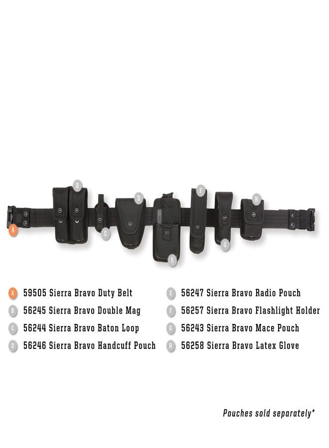 5.11 Tactical Belt - Sierra Bravo Duty Utility Belt, 2", Slim Lock Buckle, Dual Layer, Hook & Loop, Style 59505ABR Black, Medium - Image 3