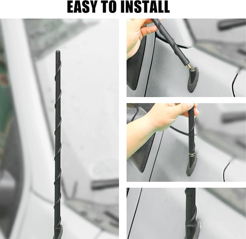 VOFONO 16 Inch Antenna for 1995-2025 Toyota Tundra Tacoma Fj Cruiser, Toyota Accessories, Truck Car Tundra Tacoma Antenna Replacement for AM FM Reception - Image 3