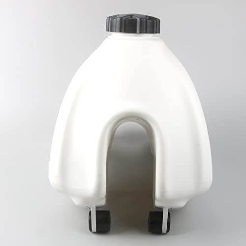 Jetuplusllc خزان غاز وقود لهوندا 1997-00 XR 70 1988-00 XR 80 XR 100 أبيض - Image 2