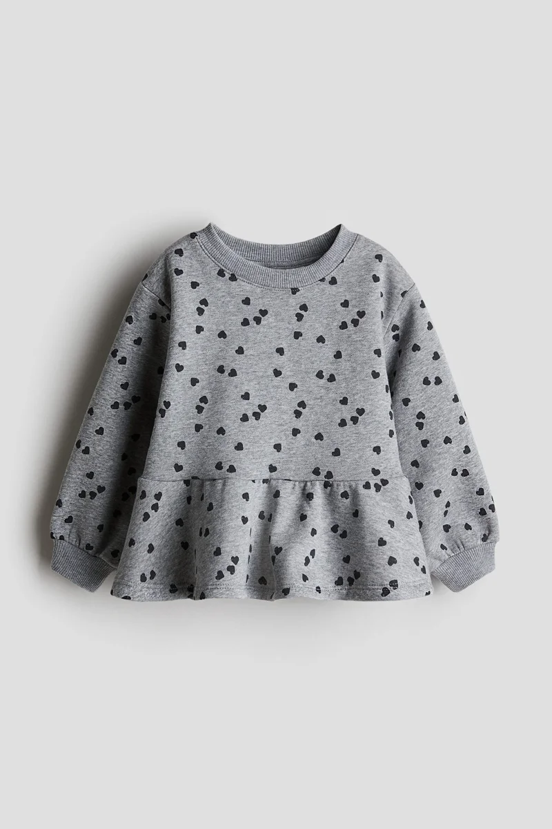 H&M Peplum sweatshirt