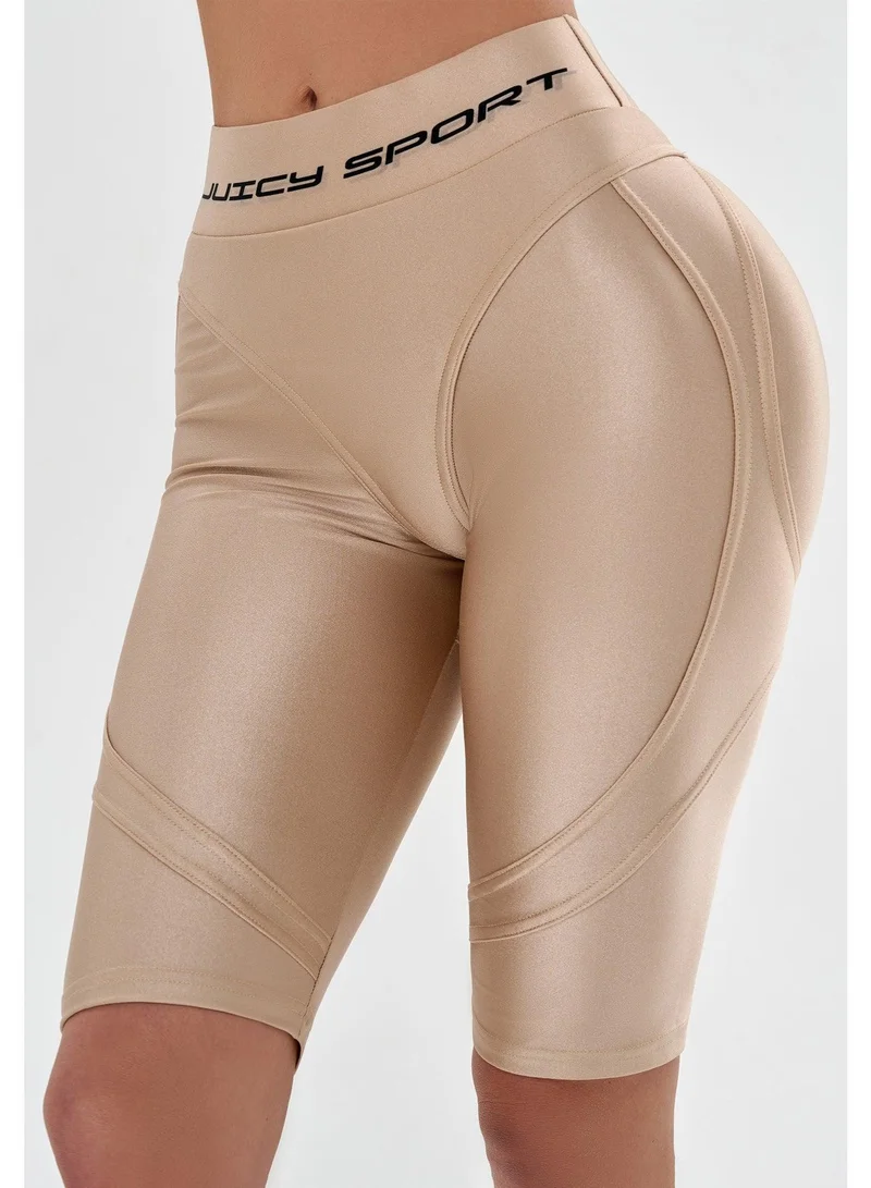 Bona Fide Juicy Nude Juicy High Waist Gym Shorts for Women for Women | Best Price UAE