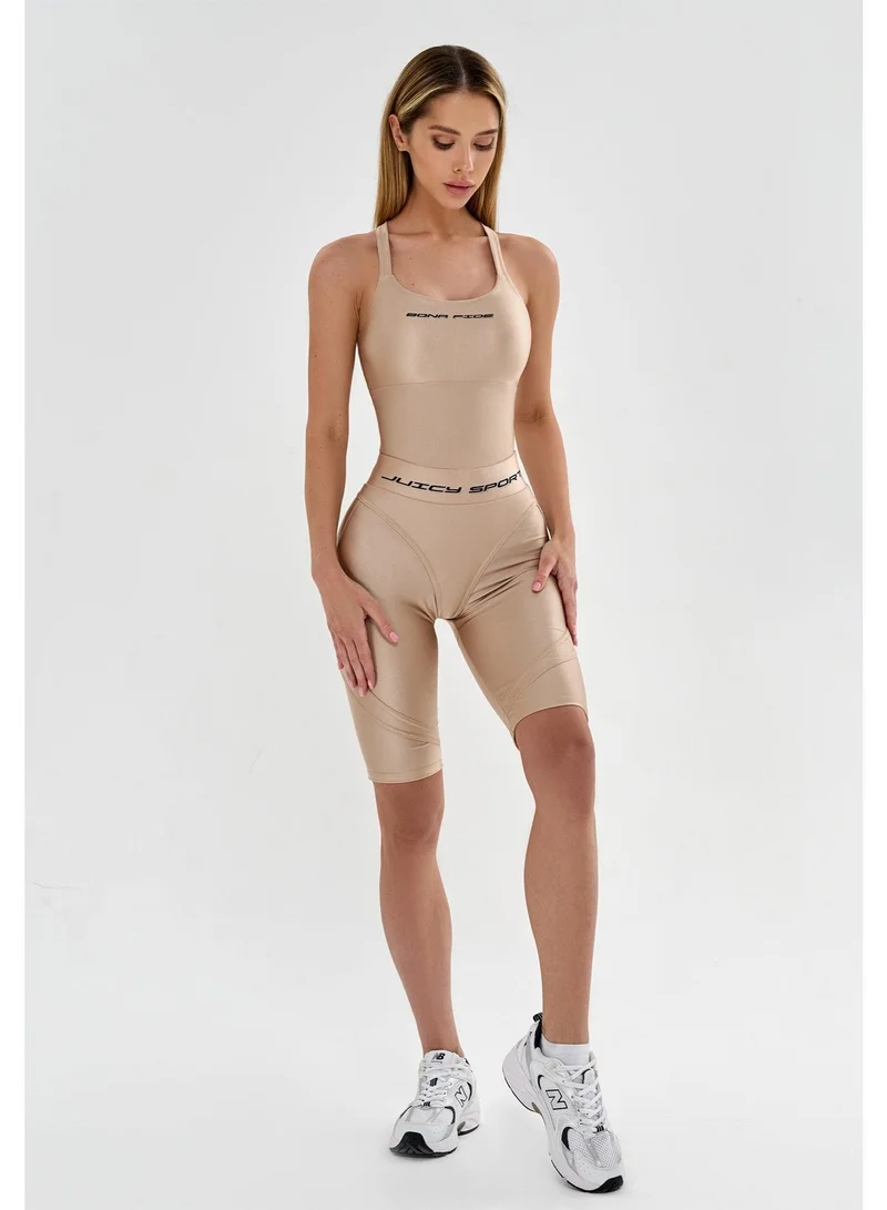 Bona Fide Juicy Nude Juicy High Waist Gym Shorts for Women for Women | Best Price UAE