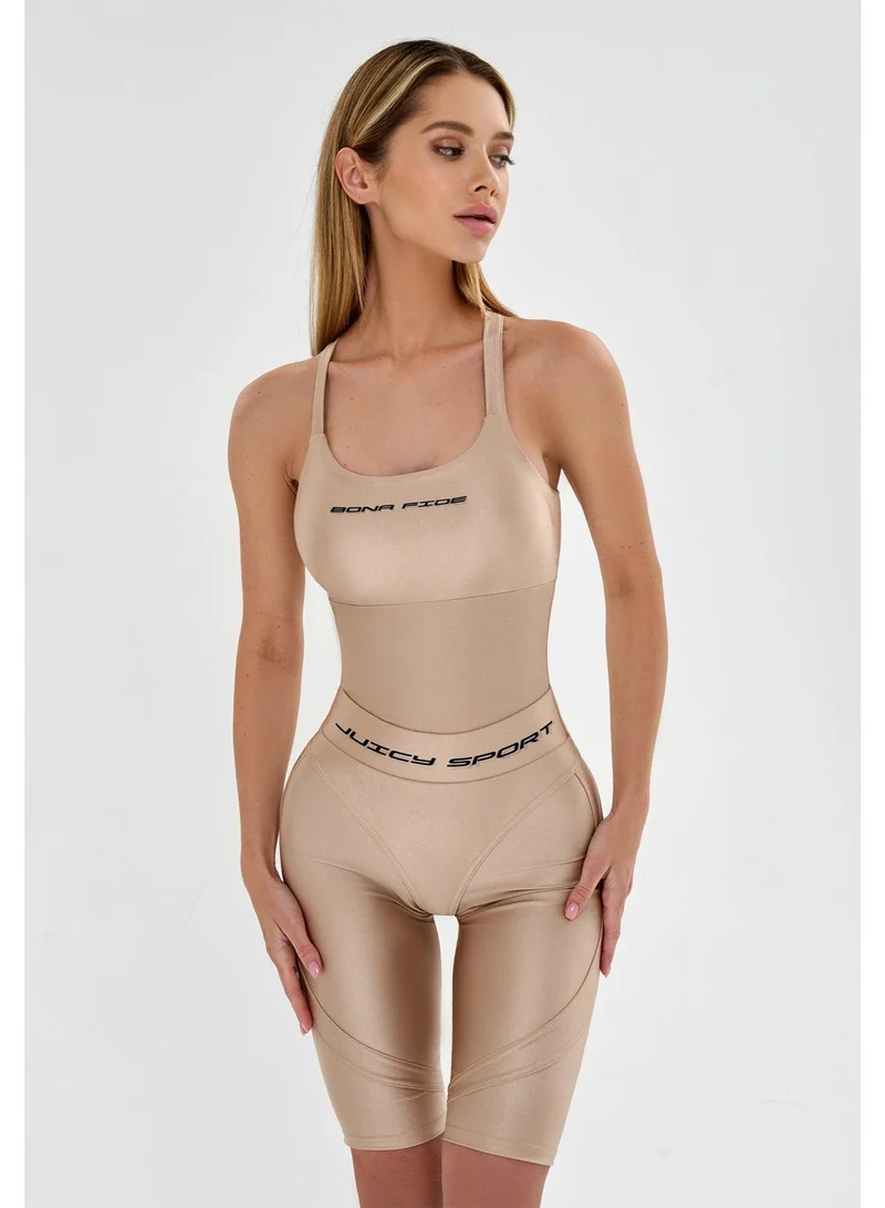 Bona Fide Juicy Nude Juicy High Waist Gym Shorts for Women for Women | Best Price UAE