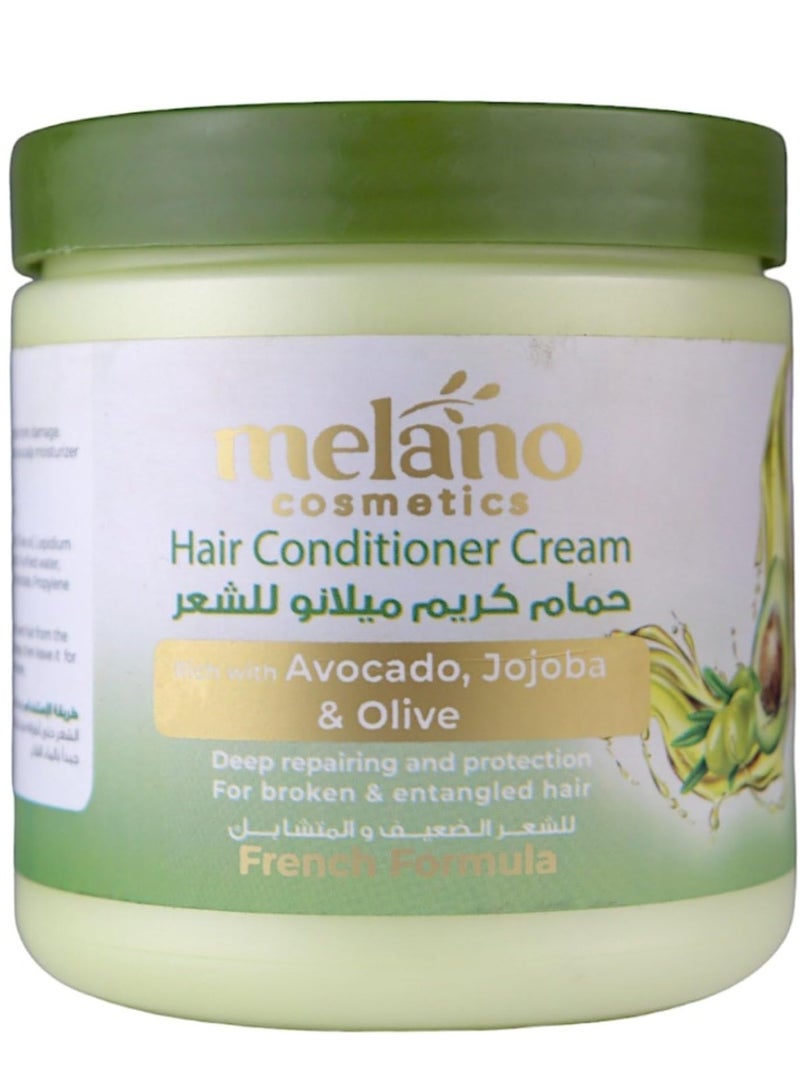 Melano Pharma Hair Conditioner Cream With Avocado And Jojoba And Olive 500 g - Image 1