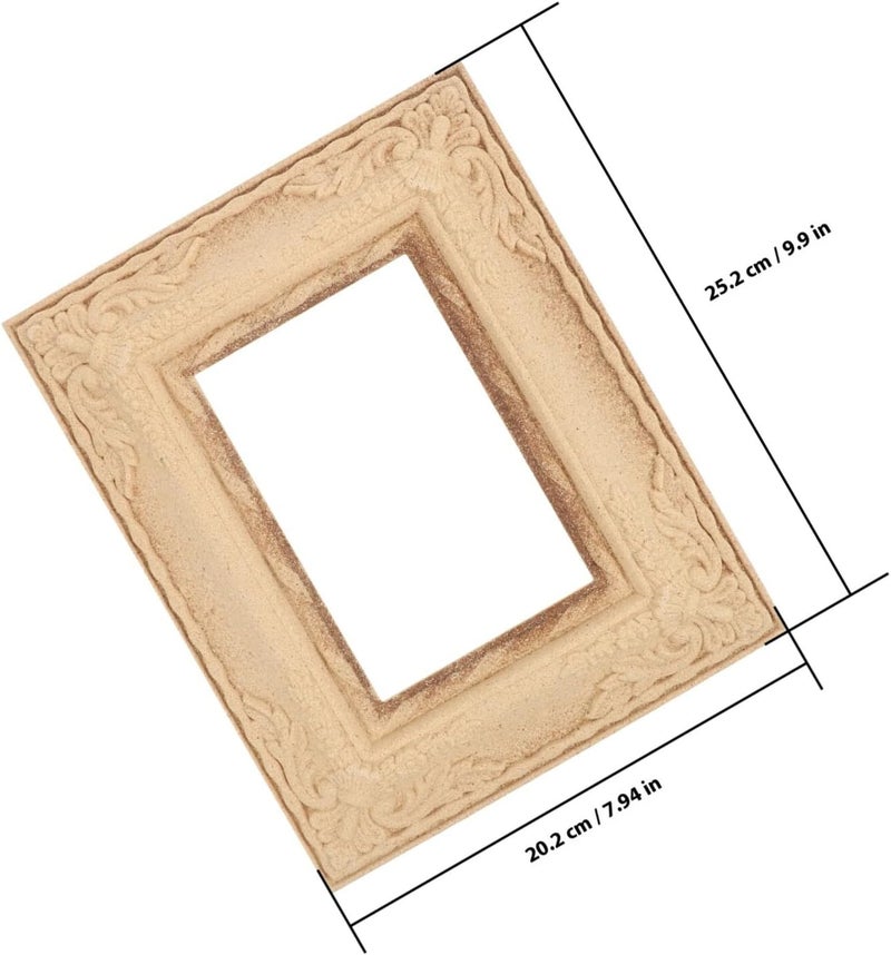 ABOOFAN Vintage European Style Picture Frame Set, Wooden Retro Photo Frames for Wall and Desktop, Creative Decorative Home Decor for Living Room and Bedroom Display - Image 2