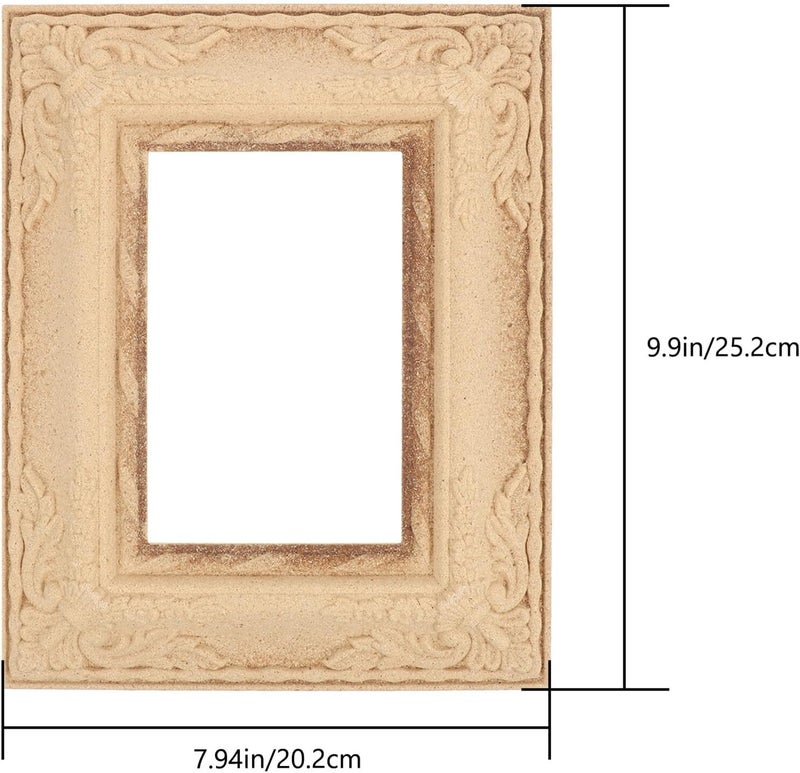 ABOOFAN Vintage European Style Picture Frame Set, Wooden Retro Photo Frames for Wall and Desktop, Creative Decorative Home Decor for Living Room and Bedroom Display - Image 4