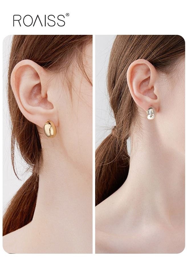 2 Pair of Earrings Set Peas Earrings Ins Metal Style Earrings New Trendy All-Match Gold Electroplated Silver Needle Earrings for Women - pzsku/Z8A06DFE5A3ECB094CF75Z/45/_/1678178070/e24114ea-f7d4-438c-81ff-a811460fd8e9