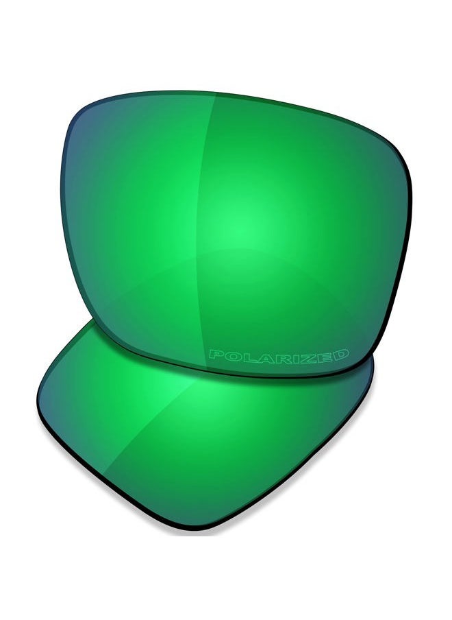 SAUCER - Premium Replacement Lenses for Oakley Holbrook OO9102 Sunglasses High Defense - Jade Green Polarized - Image 1