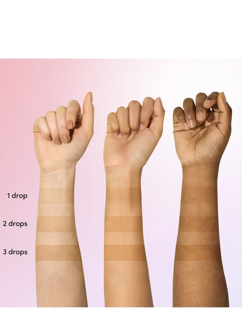 COCO & EVE Bronzing Face Drops Dark Tan 30ml - Image 3