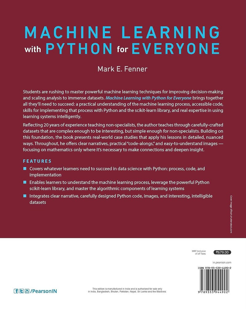 MACHINE LEARNING WITH PYTHON FOR EVERYONE - Image 2