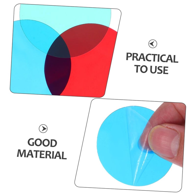 Educational Resource Kit 6 Primary Color Filters for Light Science Experiments Teaching Tools - Image 4