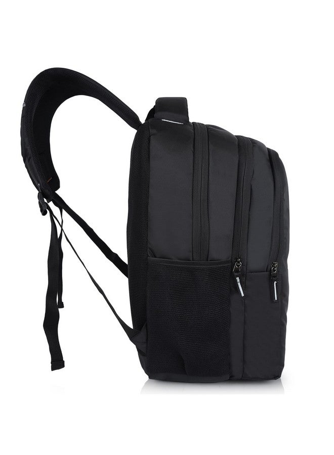 Half Moon Half Moon Spectre College Bag for Women Men | 15.6-inch Laptop Bag for Men Women | Stylish & Trendy College/Office/School Backpack with Multiple Pockets & Padded Laptop Compartment (Black)  - Image 5