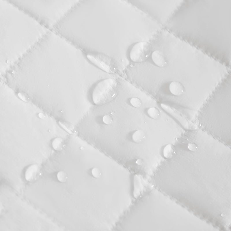 NTBAY 2 Pack Waterproof Crib Mattress Protector, Quilted 28"x52" Toddler Fitted Sheet - Machine Washable - Soft and Breathable Mattress Pad Cover for Crib, Nursery, Daycare, Cot, Smoke Grey - Image 5