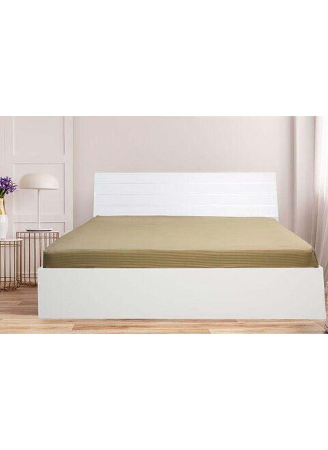Hotel Collection HOTEL COLLECTION Stripe Brown Double Fitted Sheet 150x200 cm with 2 Pillow Cases  - Image 2