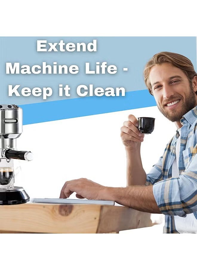 oradess - 10 Pcs Espresso Machine Cleaning Tablets and Automatic Coffee Maker Cleaner Descaler Coffee Grinder Descaling Solution - Image 1