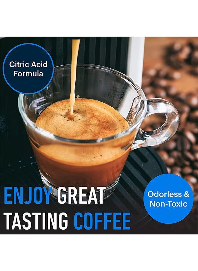 oradess - 10 Pcs Espresso Machine Cleaning Tablets and Automatic Coffee Maker Cleaner Descaler Coffee Grinder Descaling Solution - Image 1