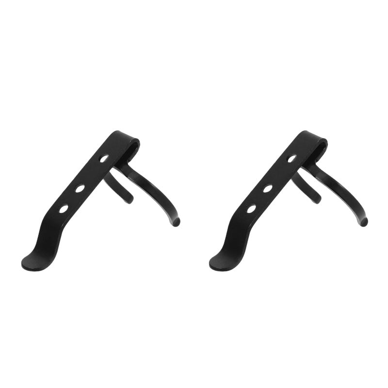 2pcs Metal Flashlight Clip for Belt Pocket and Hat Heavy Duty Flashlight Clip Detachable Flashlight Clip for Work and Outdoor Use - Image 1