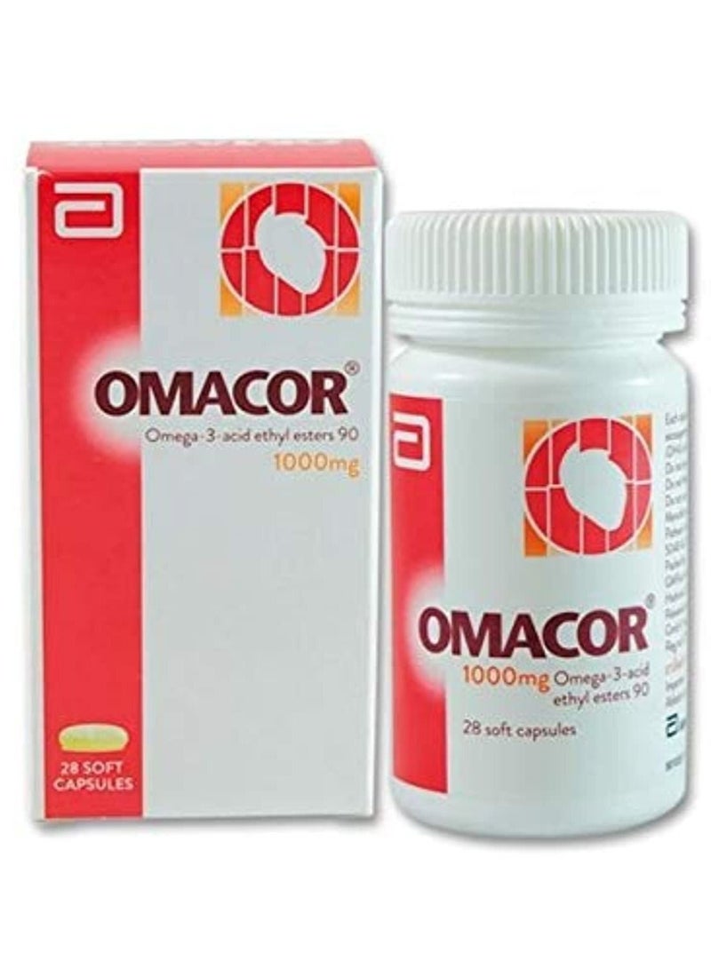 Abbott Omacor Highly Purified Omega-3 28 Capsules