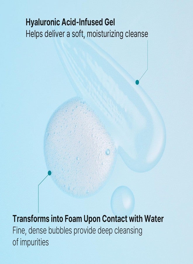 افكا غسول جل منظف لطيف للغاية من AVCA، 300 مل (10.14 أونصة سائلة) - منظف مرطب لطيف، حمض الهيالورونيك والنياسيناميد، مستخلص نبات القلب، غسول رغوي قليل التهيج - Image 4