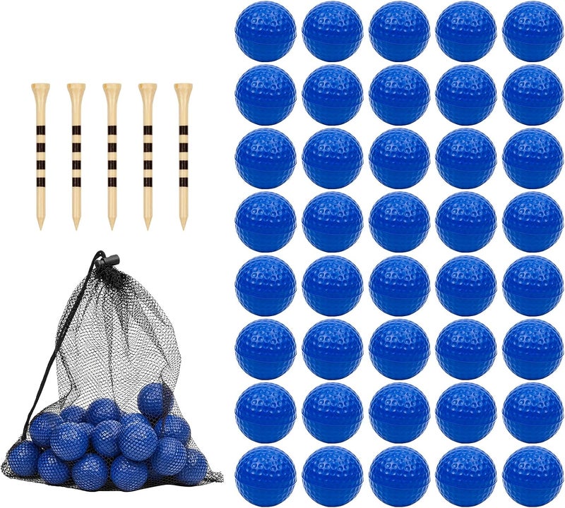 Bac-kitchen 40 Pack Foam Golf Practice Balls - Realistic Feel and Limited Flight Training Balls for Indoor or Outdoor - Image 1