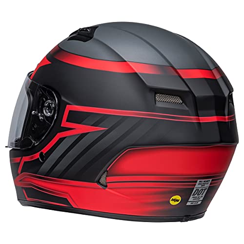 BELL Qualifier DLX MIPS Street Helmet (Raiser Matte Black/Crimson - Medium) - Image 5