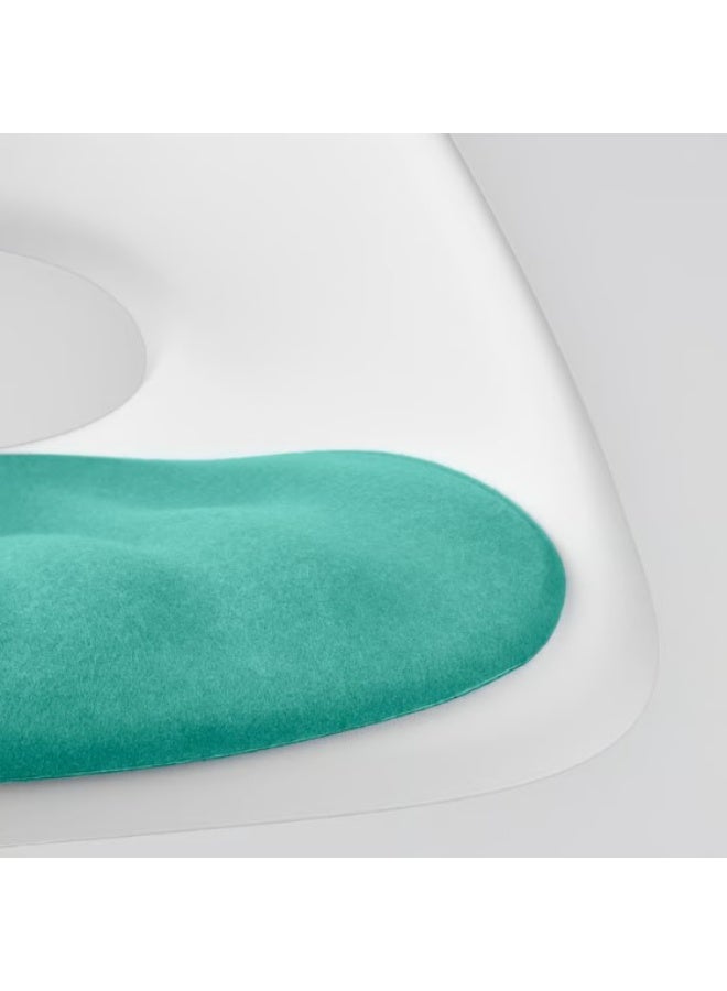 Children's seat pad for desk chair, turquoise, 33x32 cm - Image 5