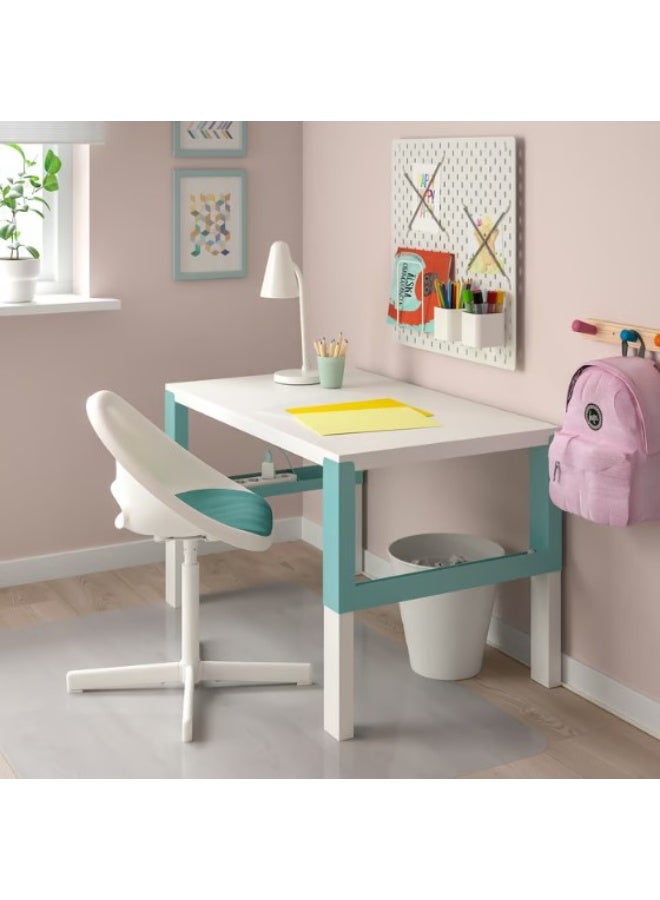 Children's seat pad for desk chair, turquoise, 33x32 cm - Image 4