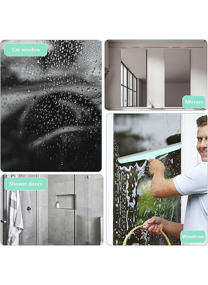 Chaaba Chaaba Mini Wiper for Cleaning slabs Window Glass Tiles Kitchen Table Car Auto Windshield and Kitchen  - Image 4
