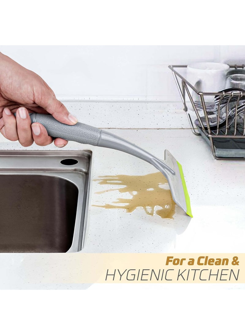 Chaaba Chaaba Mini Wiper for Cleaning slabs Window Glass Tiles Kitchen Table Car Auto Windshield and Kitchen  - Image 3