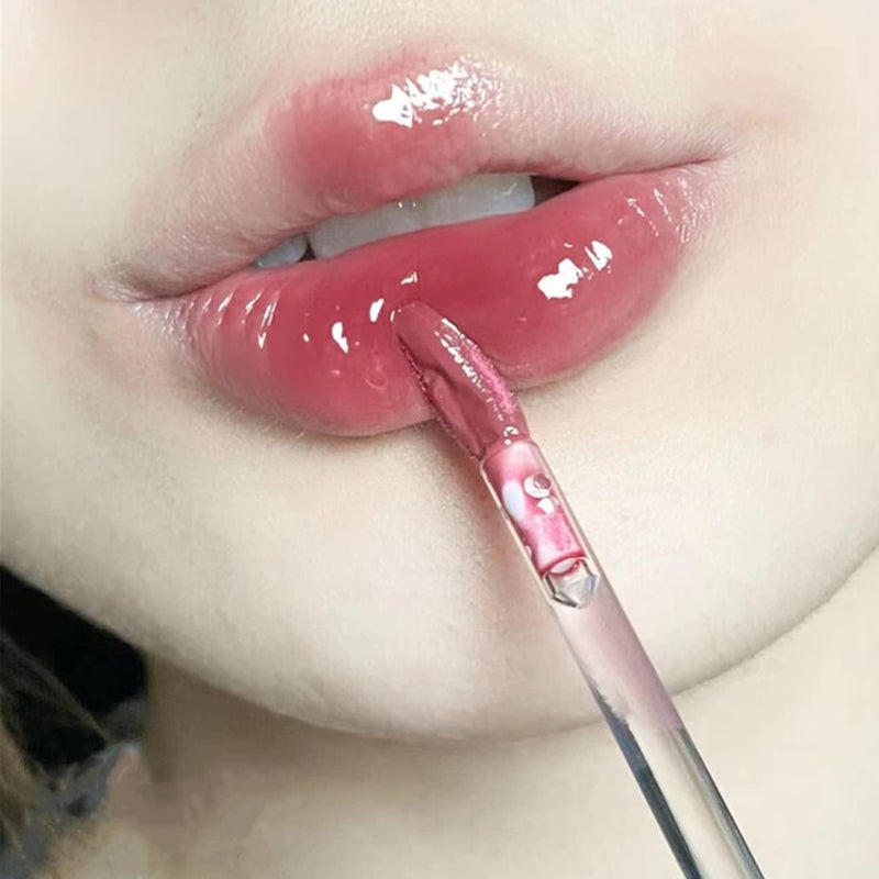 KWOLYKIM Glass Water Lifter Gloss, Hydrating Lip Gloss, Plumping Water Gloss Lip Gloss Moisturizing Sweet Lip Glaze Cherry Blossom - Image 5