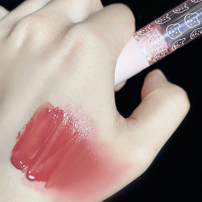 KWOLYKIM Glass Water Lifter Gloss, Hydrating Lip Gloss, Plumping Water Gloss Lip Gloss Moisturizing Sweet Lip Glaze Cherry Blossom - Image 4