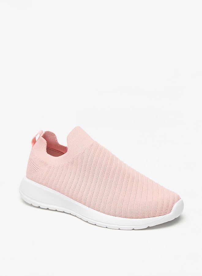 Oaklan by Shoexpress Girls Mesh Detail Slip-On Sports Shoes  - Image 1