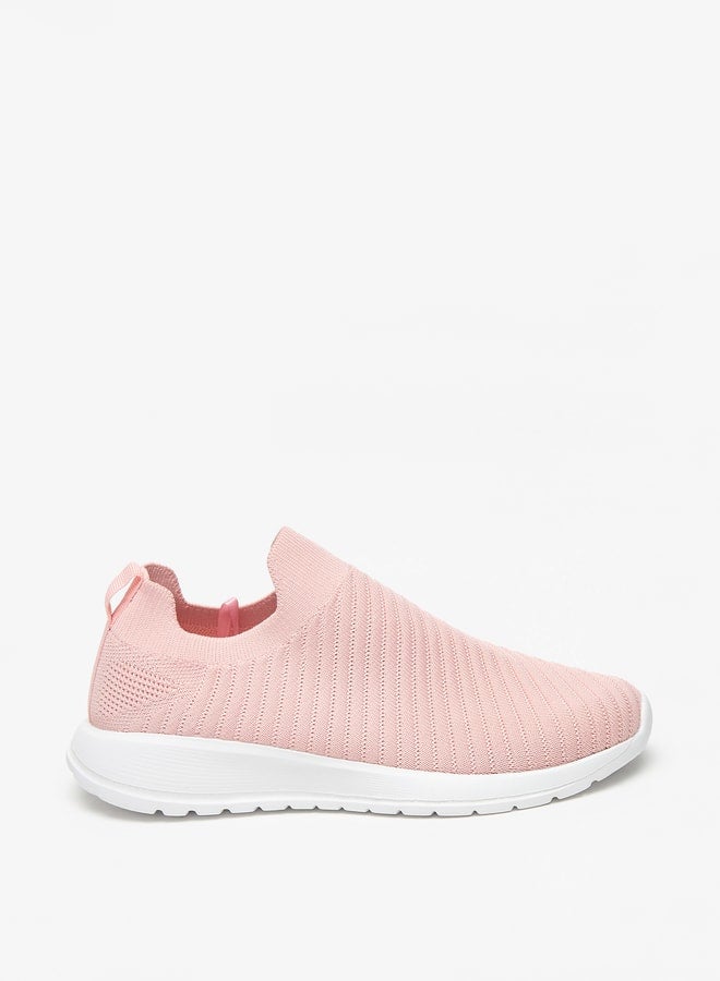 Oaklan by Shoexpress Girls Mesh Detail Slip-On Sports Shoes  - Image 3