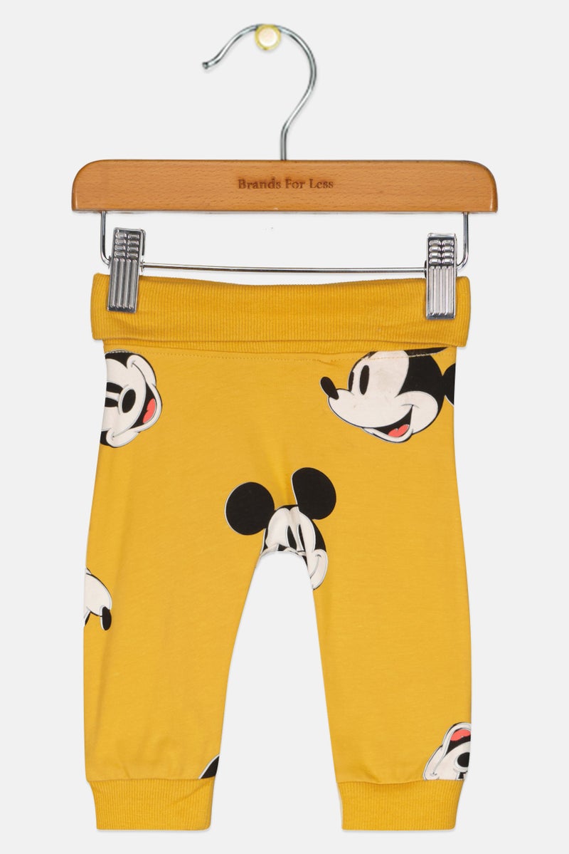 NAME IT Disney X Name It Toddlers Boy Graphic Print Pull On Pants, Mustard - Image 1