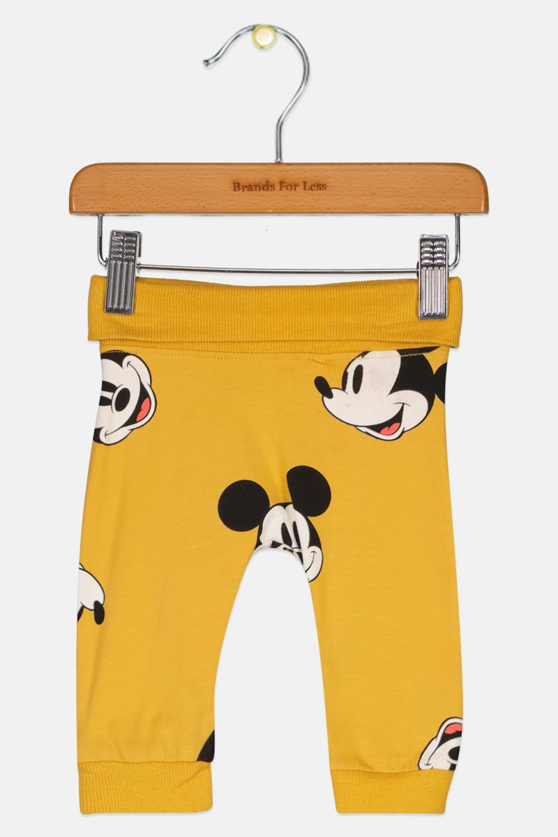 NAME IT Disney X Name It Toddlers Boy Graphic Print Pull On Pants, Mustard - Image 2