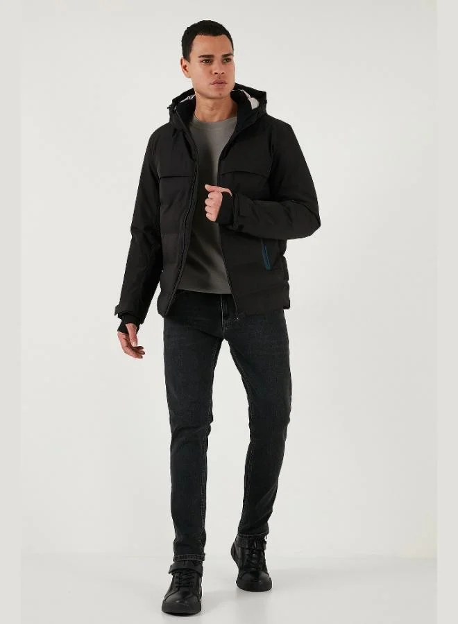 Buratti Regular Fit Hooded Quilted Coat Men's COAT 497DEAN