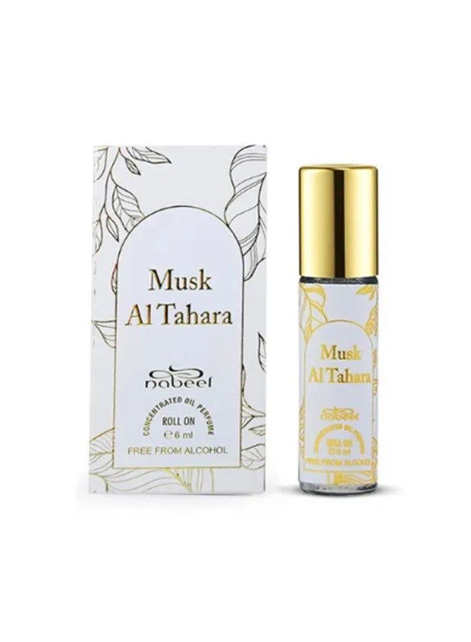 Nabeel 3 Pcs Nabeel Musk Al Tahara Pure White Musk Roll On Perfume Oil 6 ML Clean Intimate and Long-Lasting Elegance - Image 2