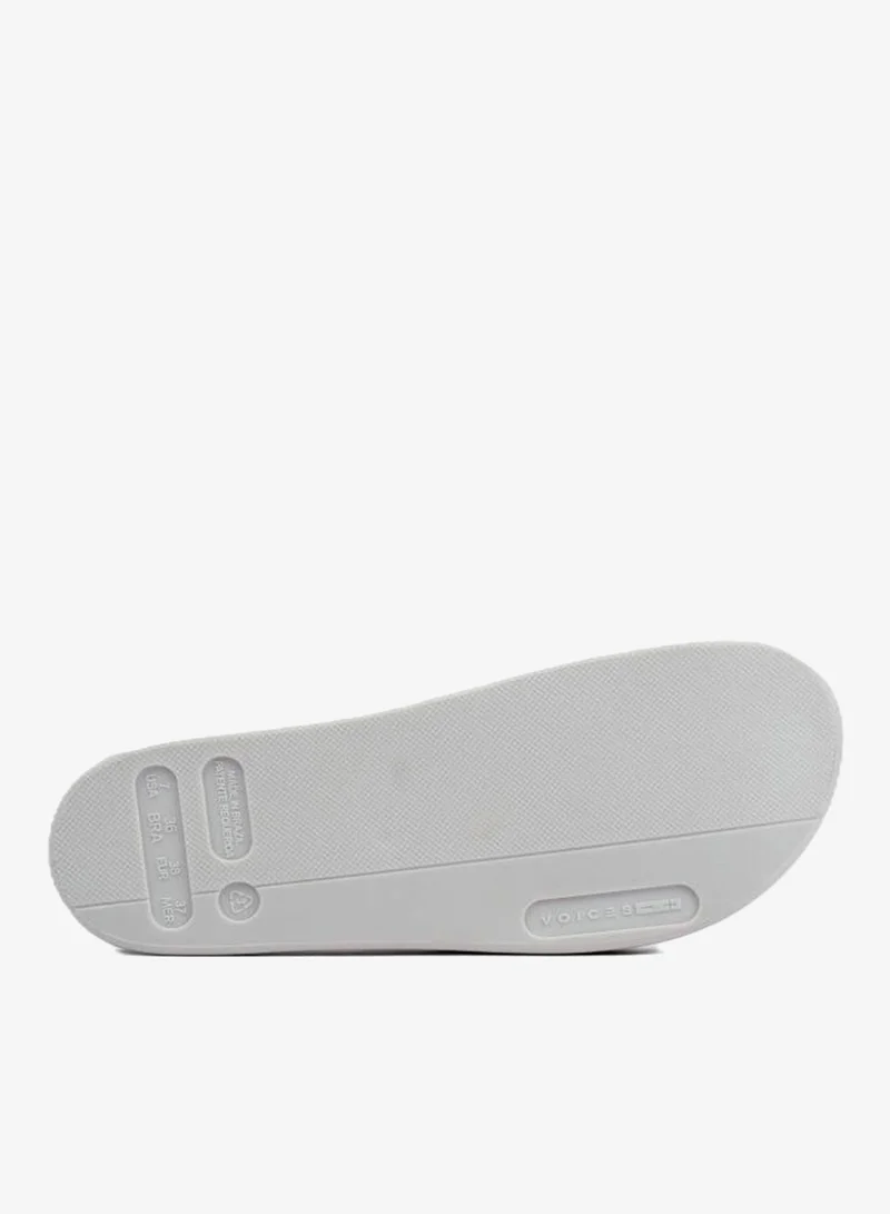 Voices Off White-Black-Gold Slide Soul Corrente 2K Women'S Anti Slip Sole  With Gold Chain Design Sandals - White/Black for Women | Best Price UAE