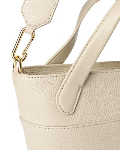 ECCO City Small Leather Tote Bag, Sand - Image 3