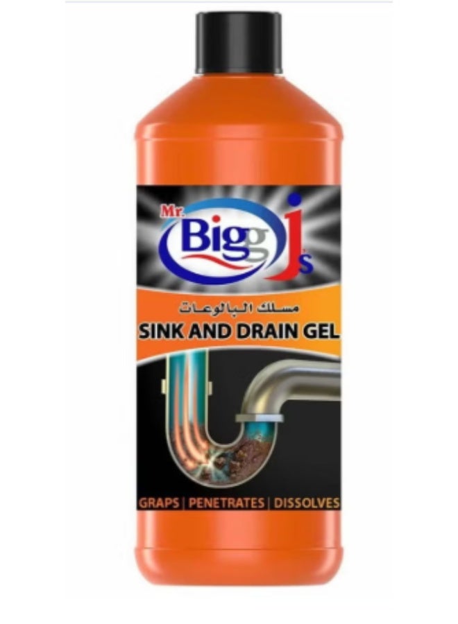 Mr. Bigg J's Drain Gel Opener 1L Orange - Image 1