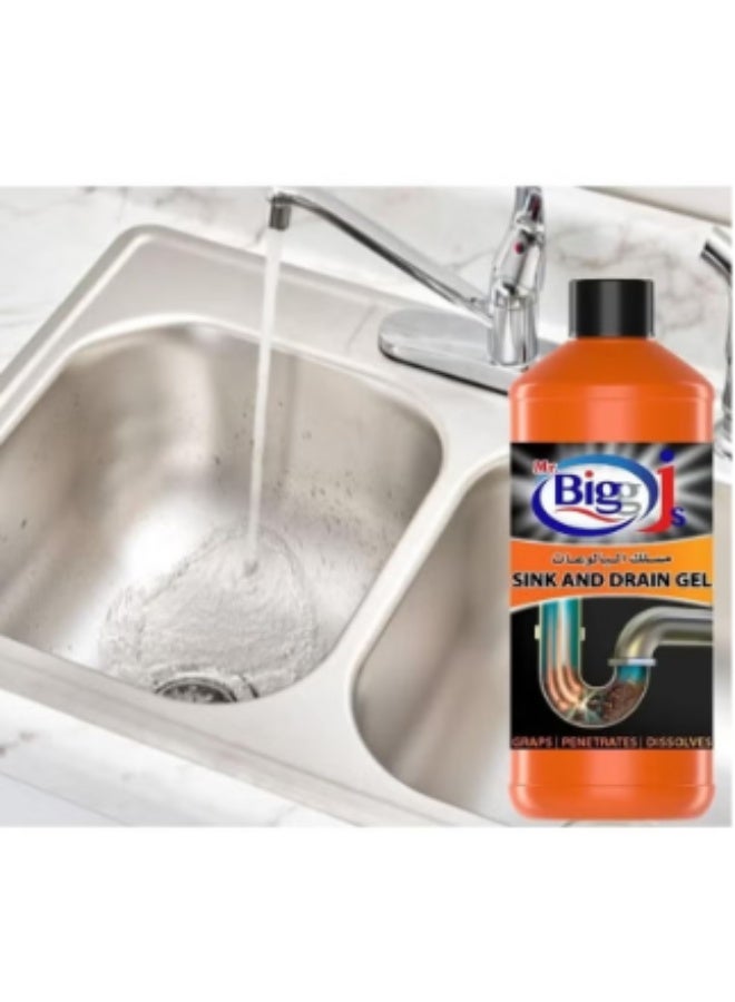Mr. Bigg J's Drain Gel Opener 1L Orange - Image 2