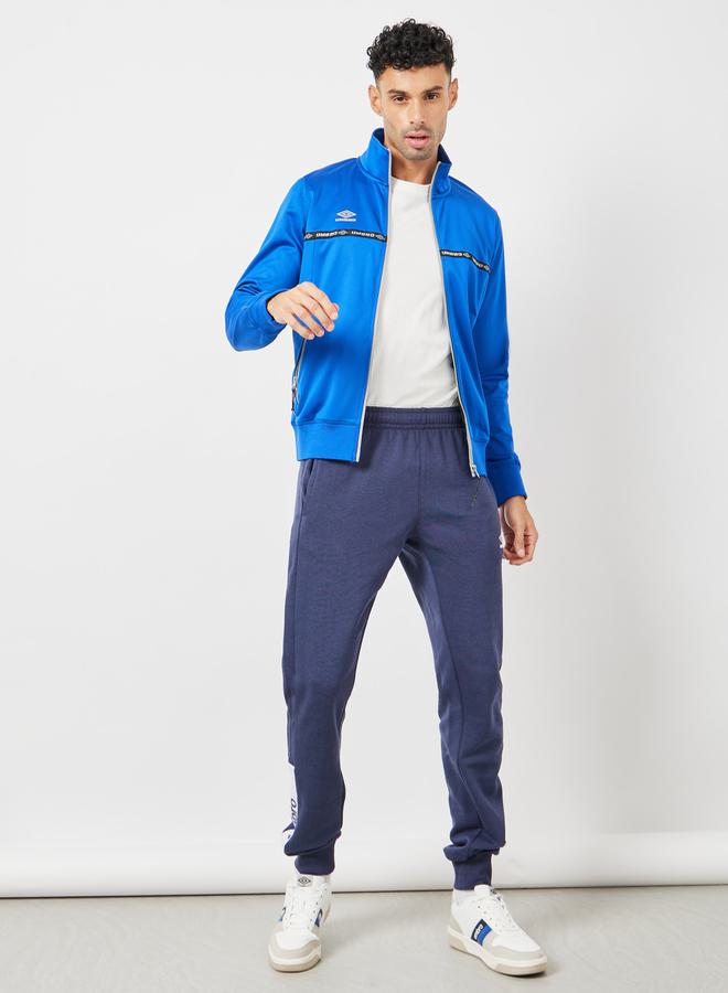 امبرو سترة رياضية بسحاب كامل وتفاصيل بشعار - Image 2