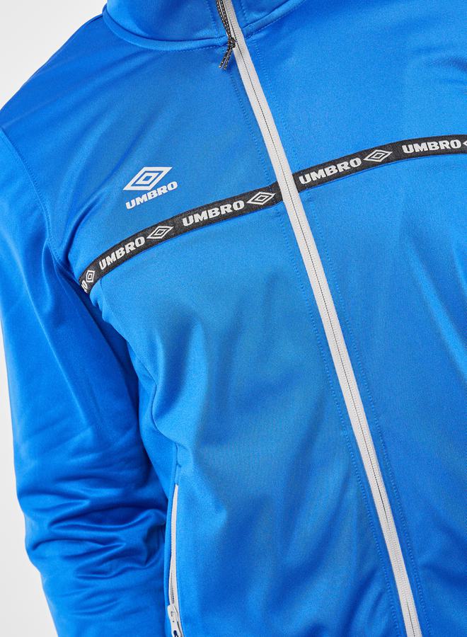 امبرو سترة رياضية بسحاب كامل وتفاصيل بشعار - Image 4