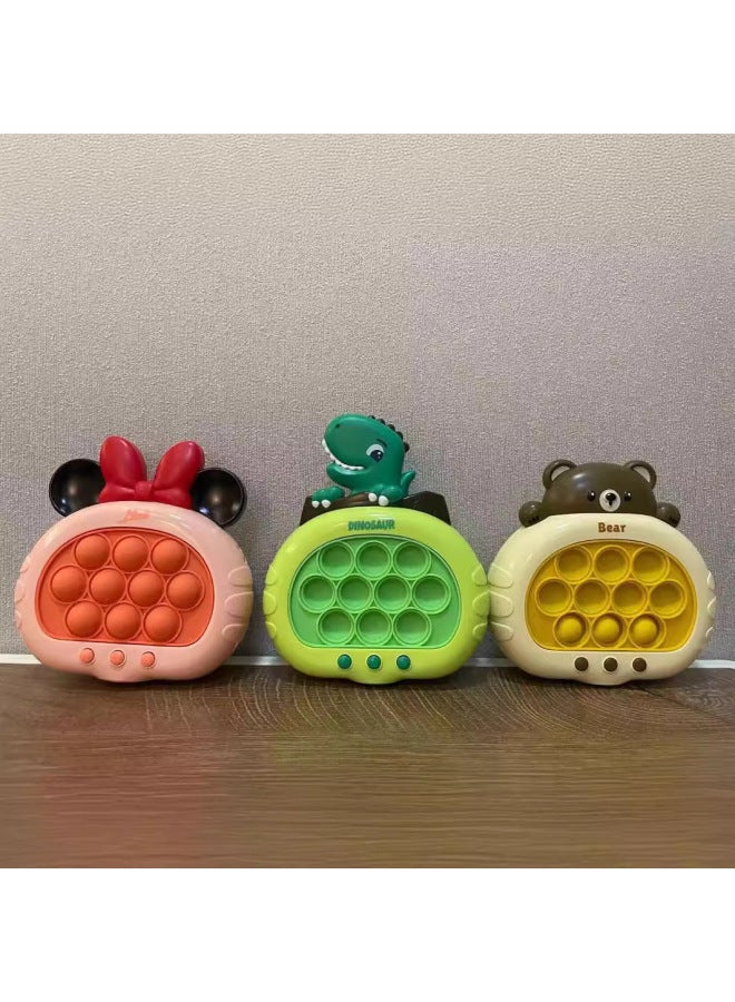 Product Speed Push Game Machine Puzzle Breakthrough Hamster Decompression Artifact Children Press Music Toys Wholesale-Colour:Minnie - Image 2