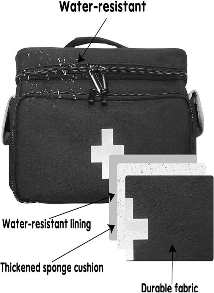 Generic Large capacity medicine box, layered home first aid kit, portable fabric storage bag, waterproof large size, home travel medicine bag  - Image 4