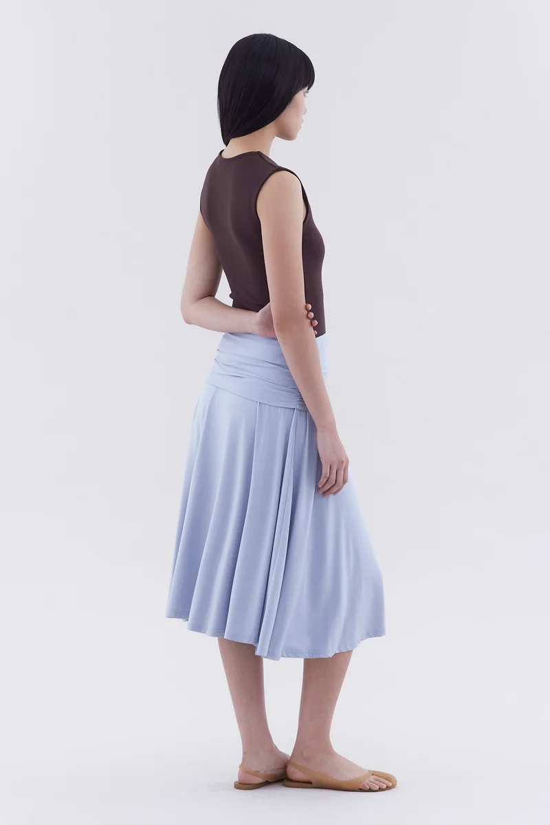 The Editor's Market Lorene Ruch Waist Skirt