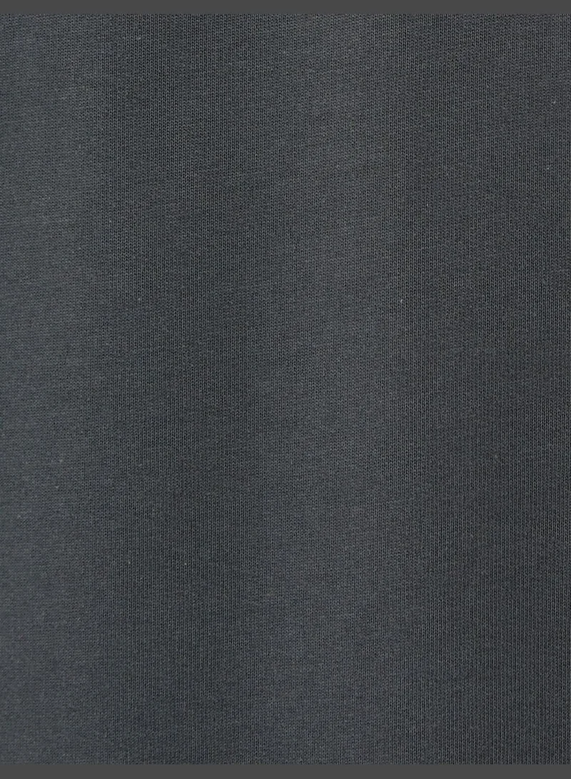 KOTON Oversized T-Shirt Short Sleeve Crew Neck Pocket Detail Cotton