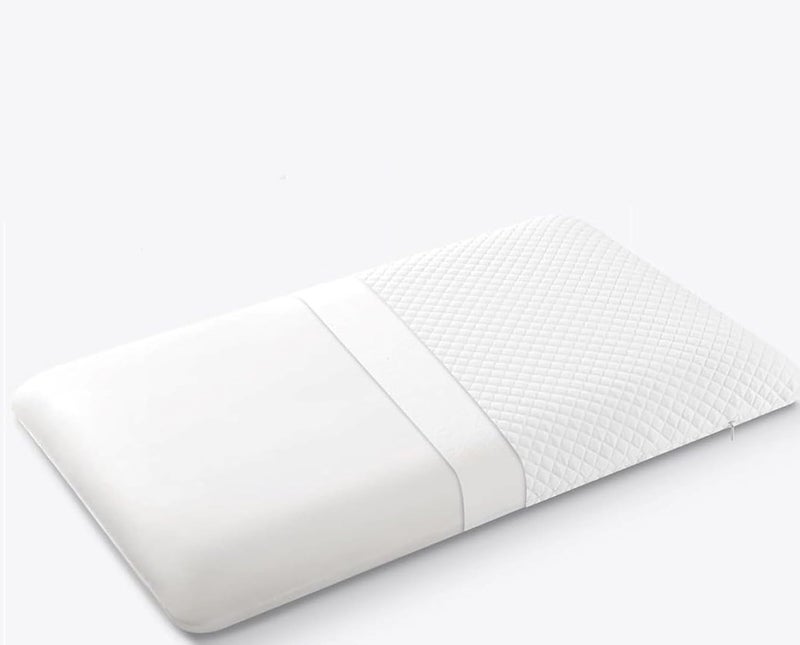 Benzola Cervical Contour Memory Foam Pillow for Sleeping Orthopaedic for Neck Pain Support Back Stomach Side Sleepers AntiSlip Foldable White - Image 5